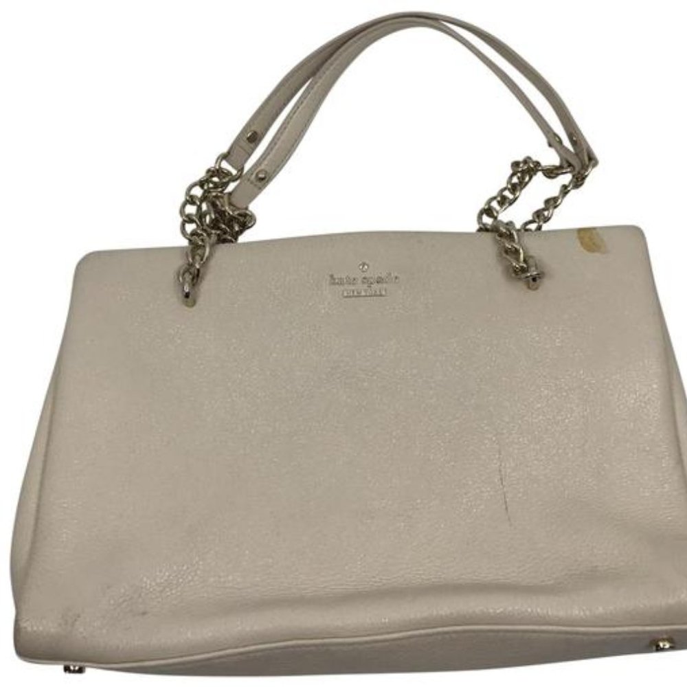 Kate Spade Cream Leather Shoulder Bag